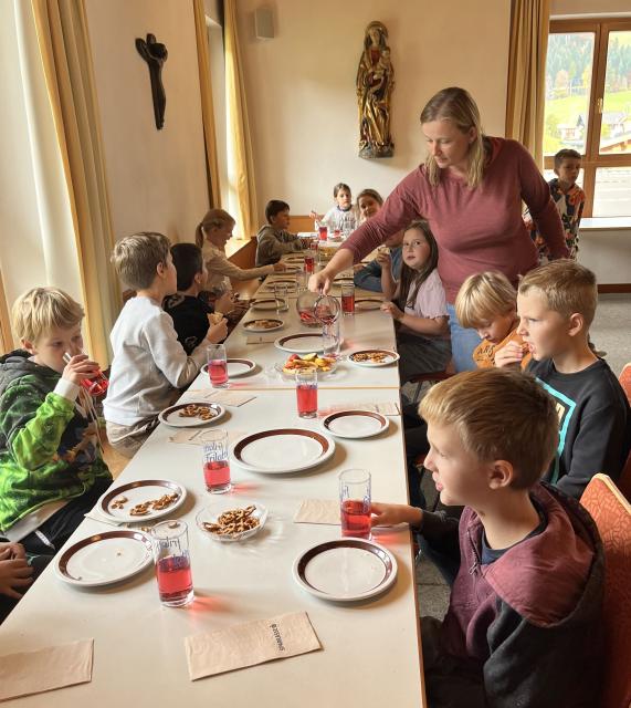 Jause für die Kinder