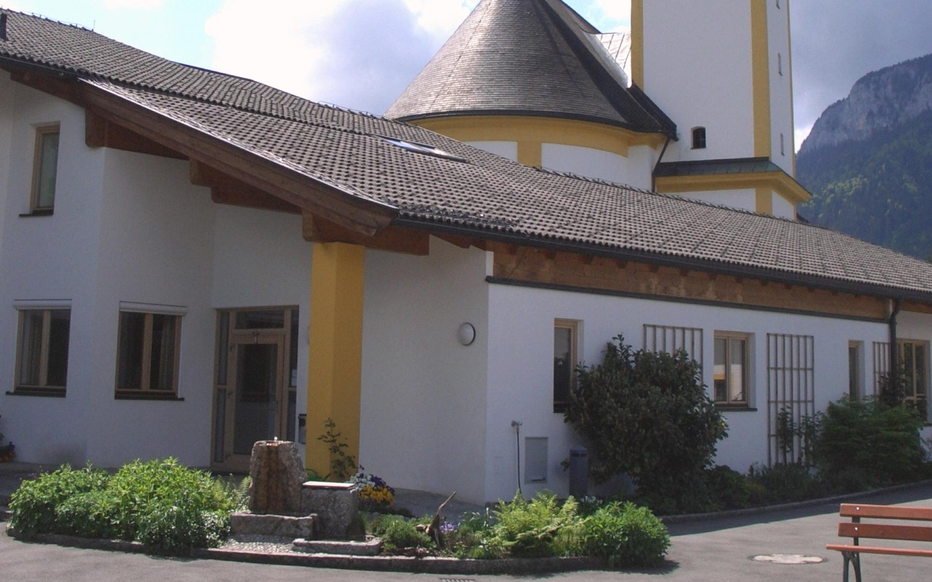 Eingang Pfarrzentrum Söll